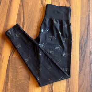 Puma Women’s Black Patterned Leggings
